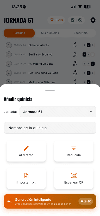 Quiniela Live app
