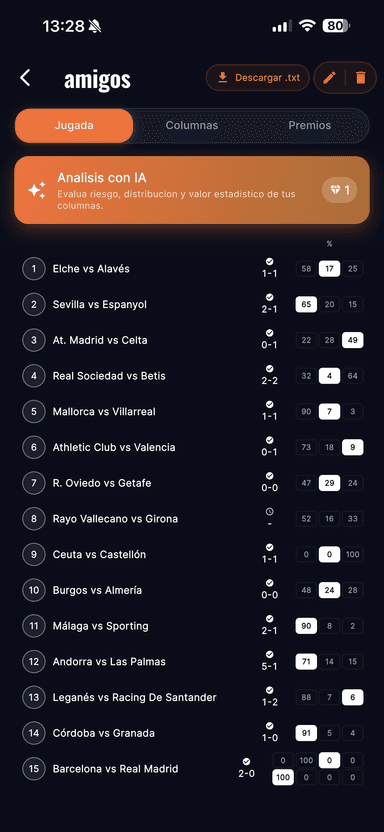 Quiniela Live app